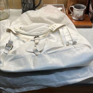 Staccato Elegant White Leather Women's Bag